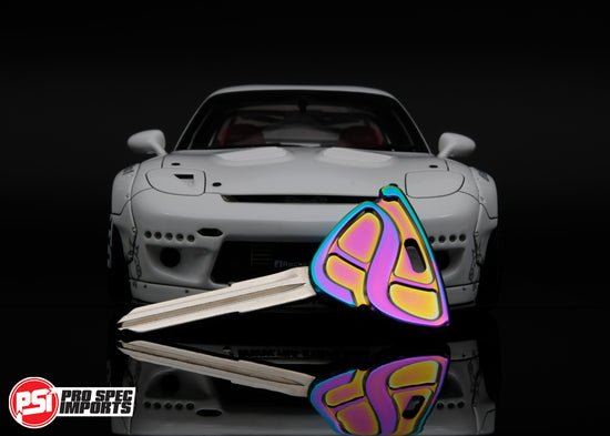 FD3S RX7 Key Blank - 'Neo Chrome PVD' Titanium GR6