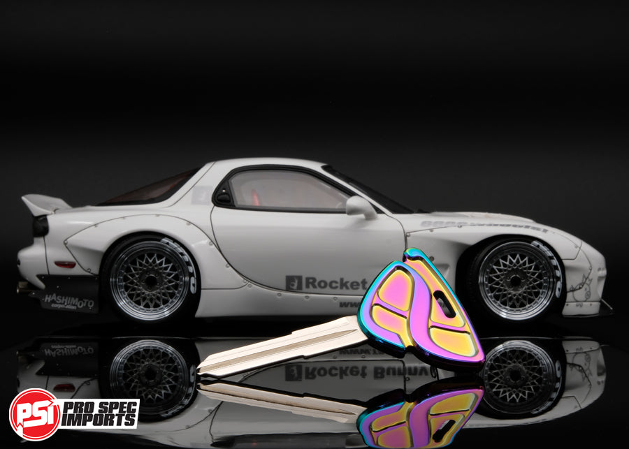 FD3S RX7 Key Blank - 'Neo Chrome PVD' Titanium GR6