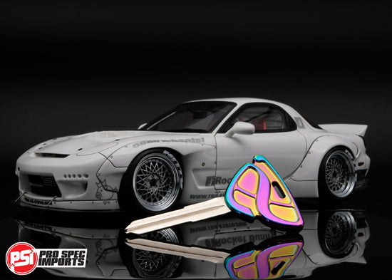 FD3S RX7 Key Blank - 'Neo Chrome PVD' Titanium GR6