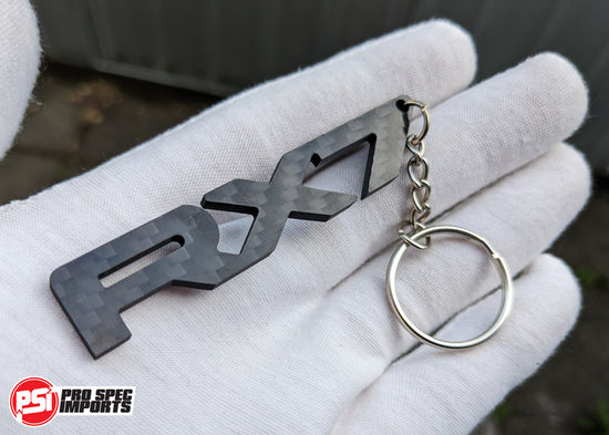 Carbon Fibre keychain for Mazda RX7 FD FC SA, rotor, rotary, gift, accessory