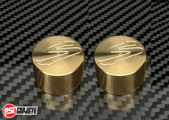 'Limited Edition' 18K Gold Plated Titanium HVAC Dials for A80 (Mk4) Supra fan and Heater control