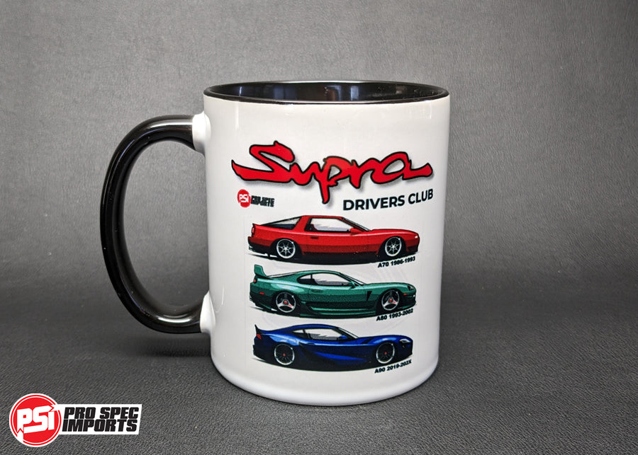 Supra 'Drivers Club' A70 (MK3), A80 (MK4), A90 (MK5) Coffee Mug