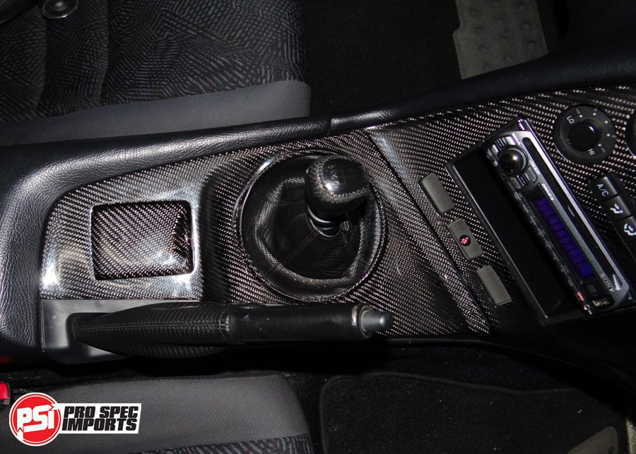 Supra Carbon Interior Set 12pc - Fits Series 2, '96 - '02 JDM Supra - Pro Spec Imports - Manual - Gloss Carbon - 