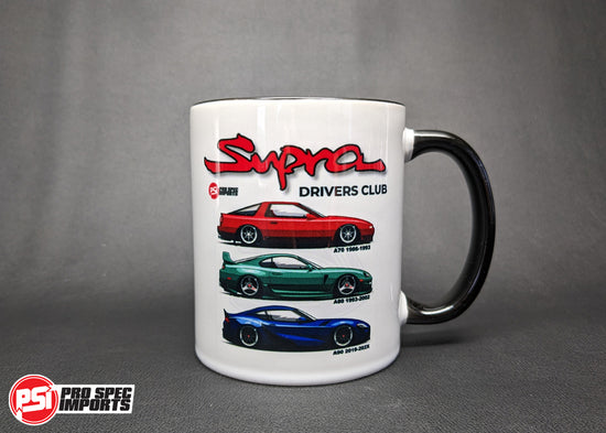 Supra 'Drivers Club' A70 (MK3), A80 (MK4), A90 (MK5) Coffee Mug