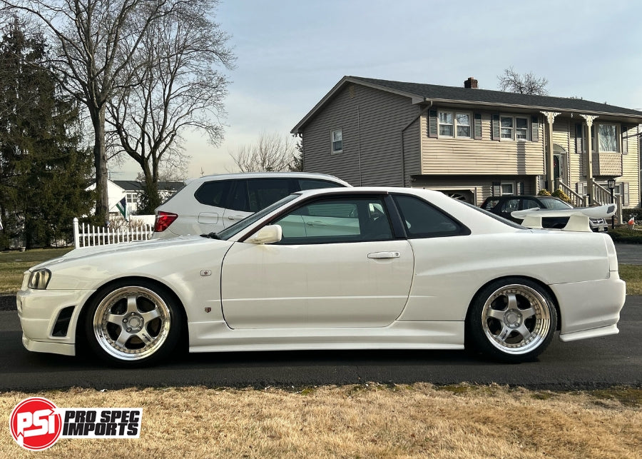 Work Meister S1 3P Centre Caps Billet CNC Alloy - Suit Nissan GTR, R32, R33, R34, R35, 66.1mm Hub ring hubcentric - 41mm Height