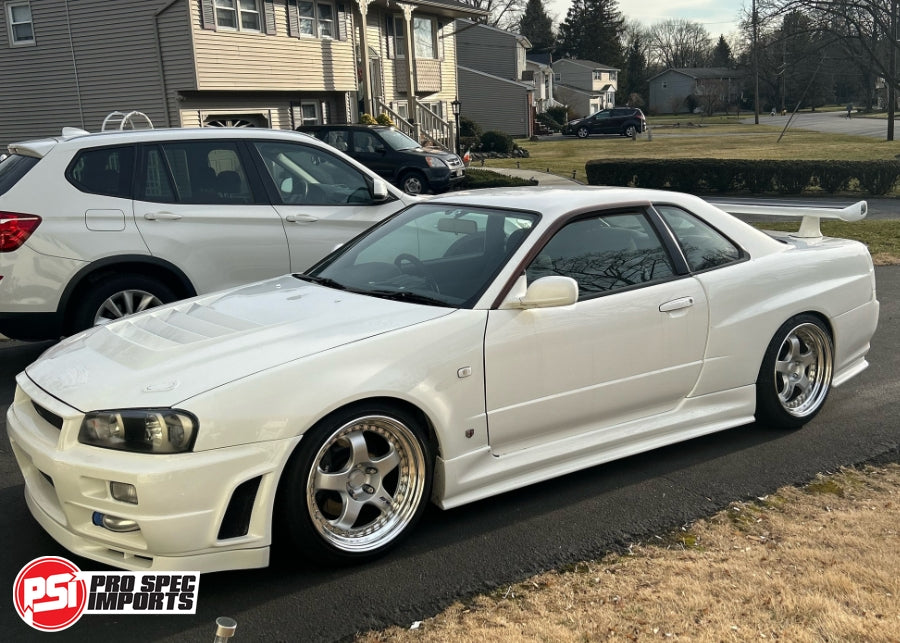 Work Meister S1 3P Centre Caps Billet CNC Alloy - Suit Nissan GTR, R32, R33, R34, R35, 66.1mm Hub ring hubcentric - 41mm Height