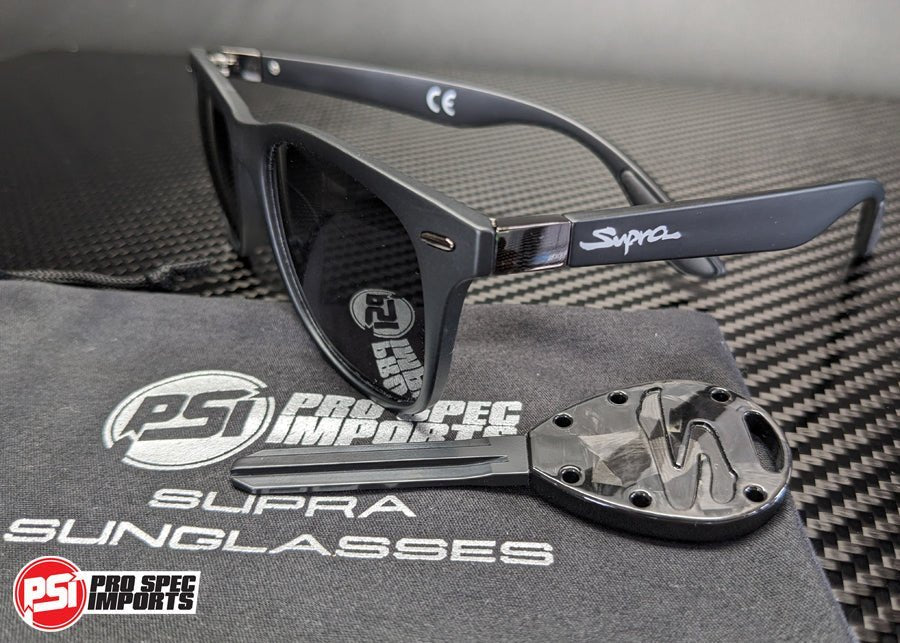 Limited Edition (99pc) Superlight Forged Carbon Supra Key + Polarized Supra Sunglasses - Pro Spec Imports - ADD KEY DISPLAY CASE - 