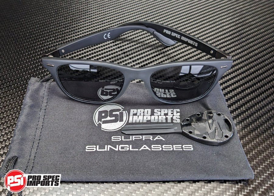 Limited Edition (99pc) Superlight Forged Carbon Supra Key + Polarized Supra Sunglasses - Pro Spec Imports - ADD KEY DISPLAY CASE - 