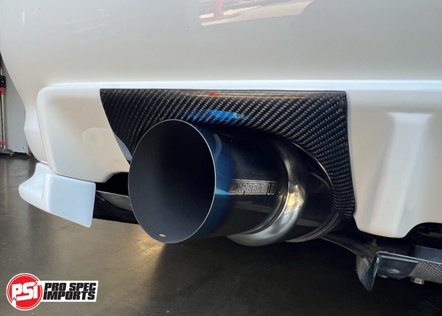 R34 GTR Carbon Fibre Exhaust Shield, Shroud - 3K Twill Weave Pattern - Pro Spec Imports - 