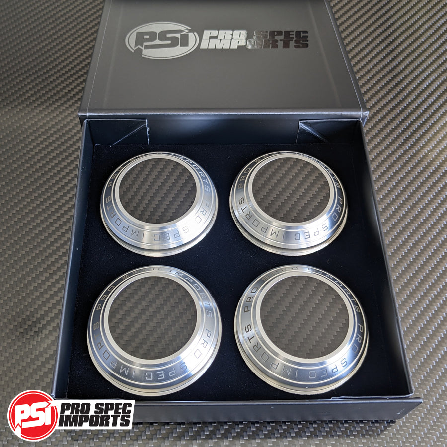 Fits Lexus - Billet CNC Aluminium 6061-T6 Centre caps Work Meister S1 3P and 2P wheels - Suit IS300, IS200, ISF, RCF, GS300 etc 60.1mm Hubcentric