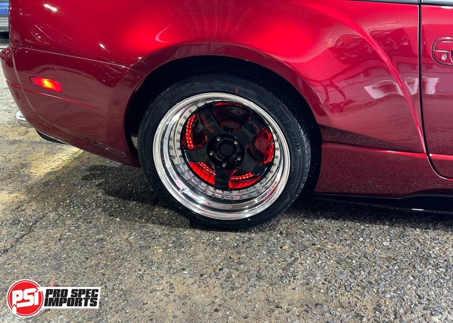 Work Meister S1 3P Centre Caps 'Z' Logo to suit Nissan 300ZX, 350Z, 370Z Hubcentric 66.1mm - Pro Spec Imports - 18