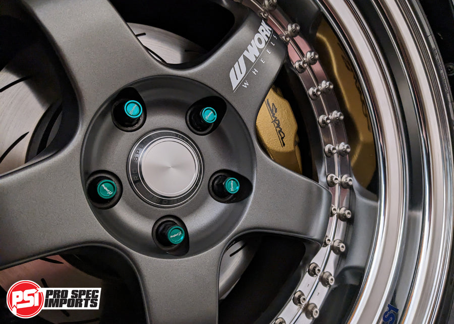 *PRE-ORDER* Centre Caps For Work Meister S1 3P / 2P Billet CNC Alloy - To Suit Honda, Acura, RSX, Accord, Integra, Civic 64.1 to 73.1 hub centric ring