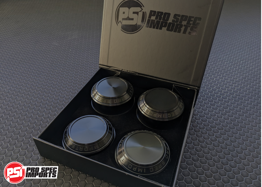 Rays TE37SL & CE28SL Centre Caps - A90 (MK5) Toyota Supra - Billet Aluminum 6061-T6, 66.6 to 73.1 Hubcentric