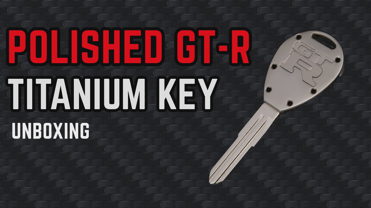 Billet Titanium R32 / R33 Skyline GTR Key Blank - Premium Polished