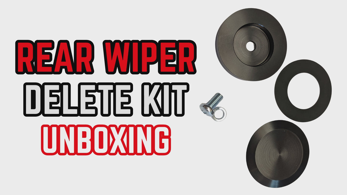 Toyota Supra Mk4 JZA80 & Mk3 JZA70 Billet Rear Wiper Delete Kit