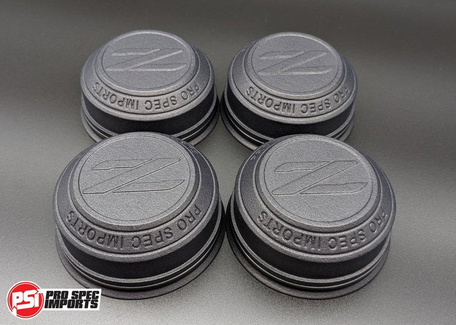 Work Meister S1 3P Centre Caps 'Z' Logo to suit Nissan 300ZX, 350Z, 370Z Hubcentric 66.1mm - Pro Spec Imports - -
