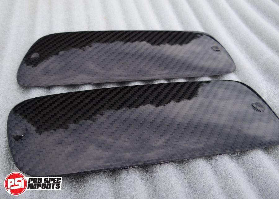 TRD Wing Carbon Fibre End Caps (Pair) - Pro Spec Imports - -