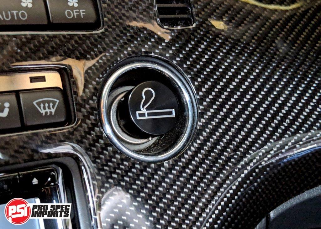 JDM S2 Supra Interior - Stealth Black Edition HVAC 9pc Deluxe Combo - Pro Spec Imports - Black Dials - Plain - 
