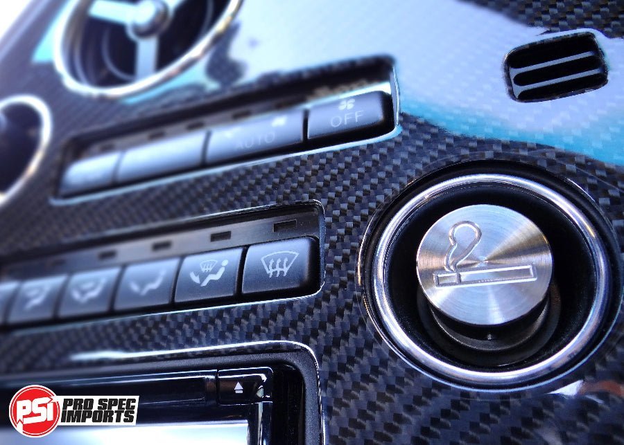 JDM S1 Supra Interior - Brushed Stainless Billet HVAC Mega 8pc Combo - Pro Spec Imports - Stainless Dials - 