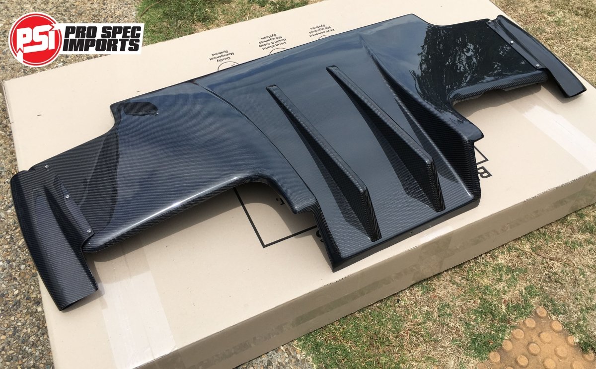 Pro Spec Style - Supra Carbon Fibre Rear Diffuser - Pro Spec Imports - ADD Carbon Side Vortex Generators - 