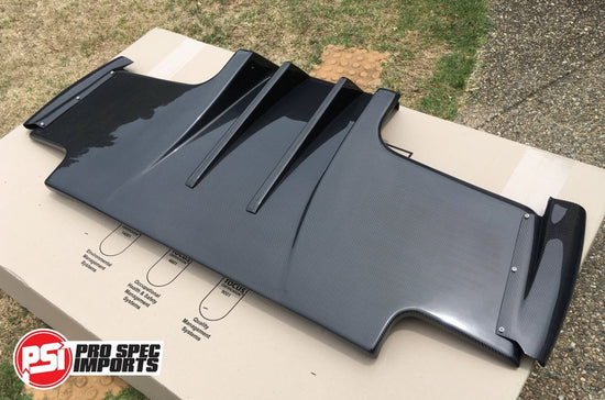 Pro Spec Style - Supra Carbon Fibre Rear Diffuser - Pro Spec Imports - ADD Carbon Side Vortex Generators - -