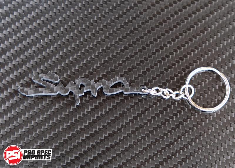 Load image into Gallery viewer, Carbon Fibre Supra Keychain - Pro Spec Imports - -
