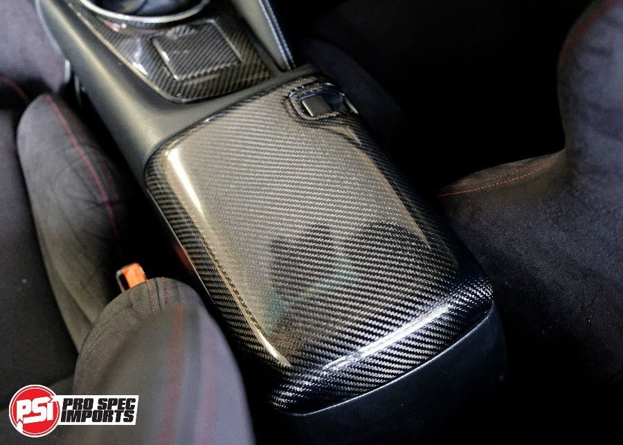 Carbon Fibre Centre Console Lid Cover Supra JZA80 Mk4 - Pro Spec Imports - 