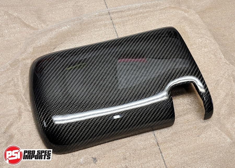 Carbon Fibre Centre Console Lid Cover Supra JZA80 Mk4 - Pro Spec Imports - 
