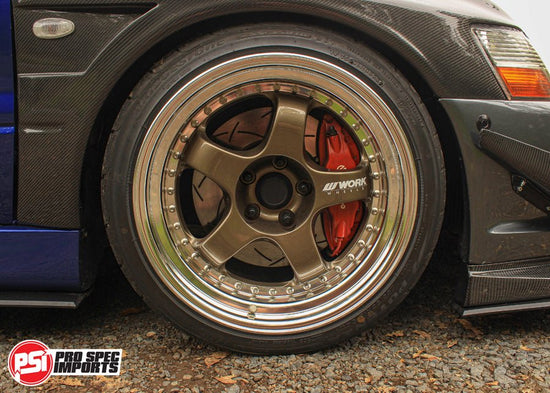 Centre Caps For Work Meister S1 3P 18" Wheels - Mitsubishi, Evolution, Lancer, Galant Evo 5 6 7 8 9 10 etc - Pro Spec Imports