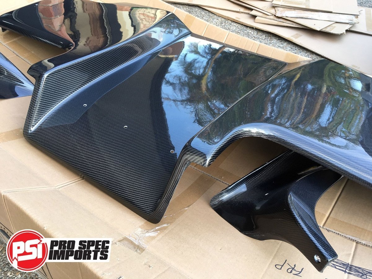 Top Secret Rear Diffuser Supra Carbon Fibre Rear Diffuser - Top Secret Style Upgrade – Pro Spec ...
