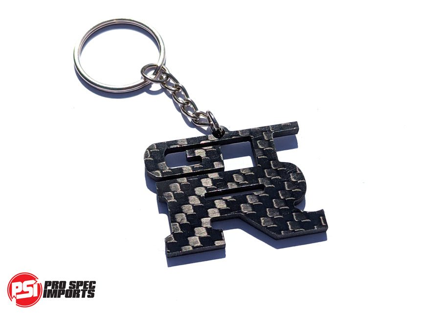 100% Carbon Fibre GTR Keychain - Pro Spec Imports - -