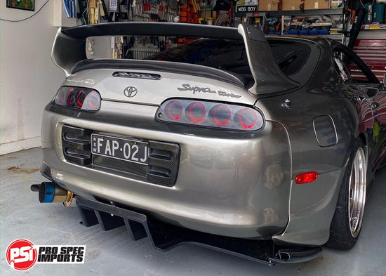 Carbon Fibre Supra Wing / Trunk / Hatch / Ducktail / Boot lip for under TRD Wing or OEM Wing Spoiler - Pro Spec Imports