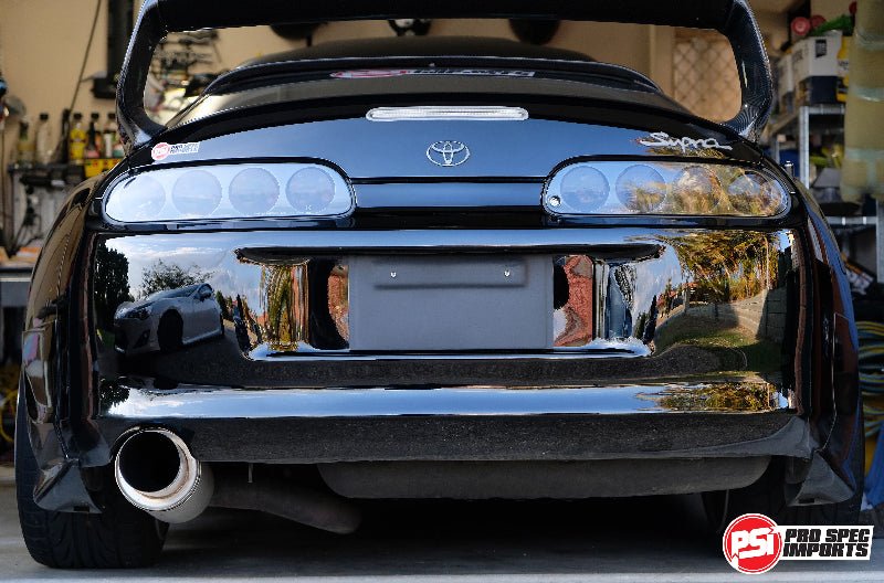 Supra Rear Backing Plate - Pro Spec Imports - Fiberglass, black primer finish - -