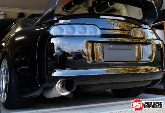 Supra Rear Backing Plate - Pro Spec Imports - Fiberglass, black primer finish - -