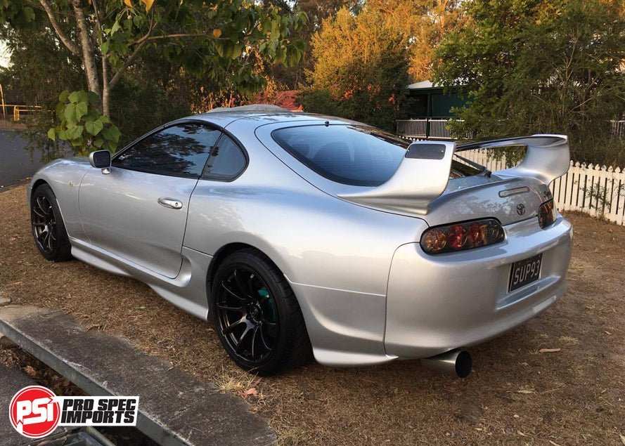 PRE - ORDER - A80 (Mk4) Supra '93 - '02 TRD Style Wing - Carbon Blade & End Caps, Fiberglass Sides - Pro Spec Imports - 