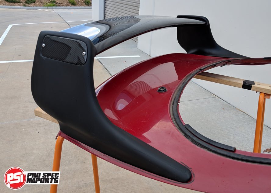 PRE - ORDER - A80 (Mk4) Supra '93 - '02 TRD Style Wing - Carbon Blade & End Caps, Fiberglass Sides - Pro Spec Imports - 
