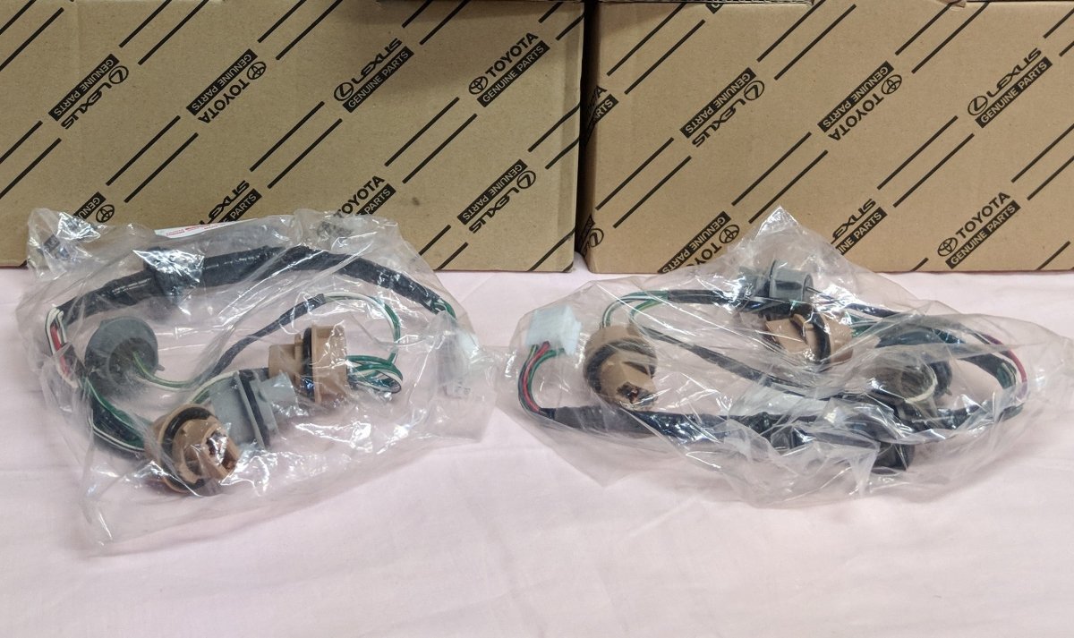 Genuine Toyota '97+ Series 2 'Facelift' Supra Tail lights - Pro Spec Imports - Yes Include Set Of Wiring Looms - 