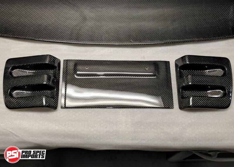 Supra Carbon Fibre Plate Garnishes & Backing Plate - COMBO DEAL - Pro Spec Imports - 3K Twill Weave Carbon Fibre - 