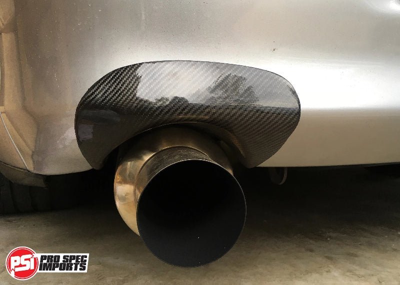 A80 (MK4) Supra Carbon Fibre Exhaust Shield / Bumper Shroud - 3K Twill Weave Pattern - Pro Spec Imports - 
