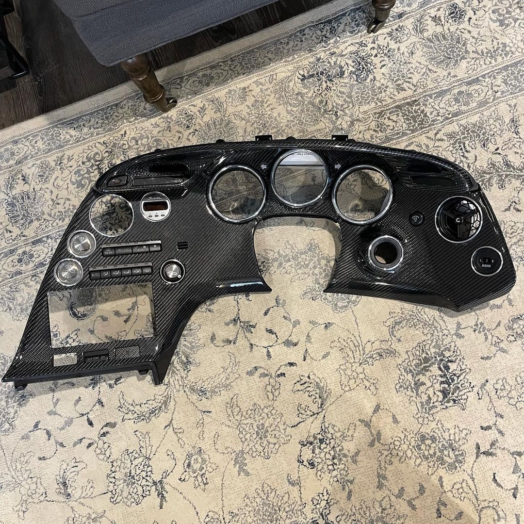 Supra Carbon Interior Set 12pc - Fits Series 1, '93 - '96 JDM Supra - Pro Spec Imports - Automatic - Gloss Carbon - 