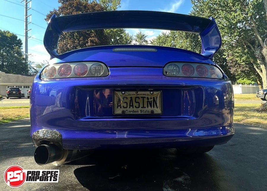 Mk4 Supra Carbon Fibre Exhaust Shield, Shroud - Forged Carbon - Pro Spec Imports - -