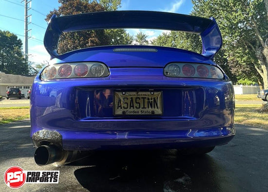 Mk4 Supra Carbon Fibre Exhaust Shield, Shroud - Forged Carbon - Pro Spec Imports - -