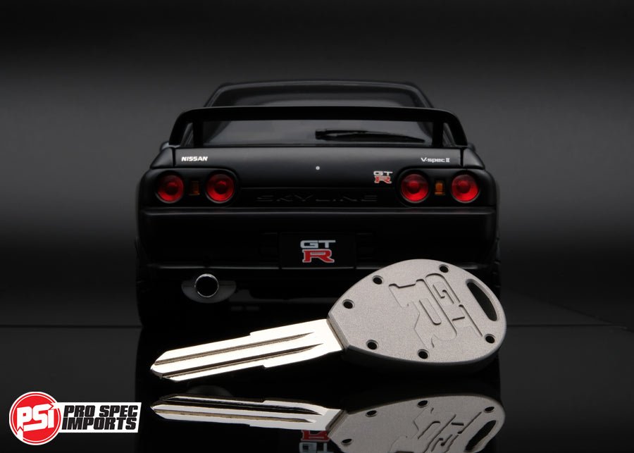 Load image into Gallery viewer, Satin Frost - Titanium R32 / R33 Skyline GTR Key - Pro Spec Imports - 3pc KEY-COMBO - -
