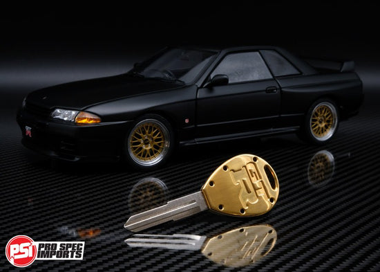 Collectors Edition 18K Gold - Titanium Skyline GTR Key Blank R32 / R33, oem - Pro Spec Imports - Key #-- - -