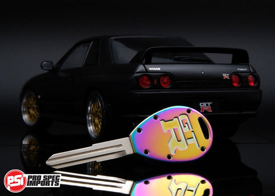 Neo Chrome - Titanium R32 / R33 Skyline GTR Key - Pro Spec Imports - 3pc KEY-COMBO - -