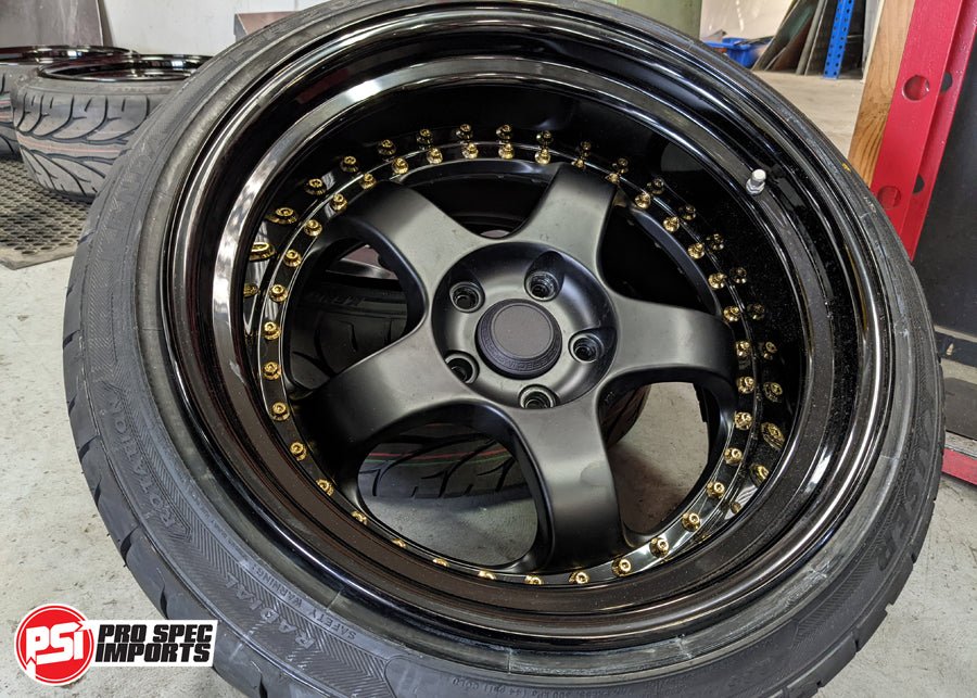 Load image into Gallery viewer, Work Meister S1 3P, 18&amp;quot; Centre Caps-Mazda RX7 FD3S FC, RX8, Mazda 6, Mazda 3, Rotor Hubcentric Ring 67.1mm-Pro Spec Imports
