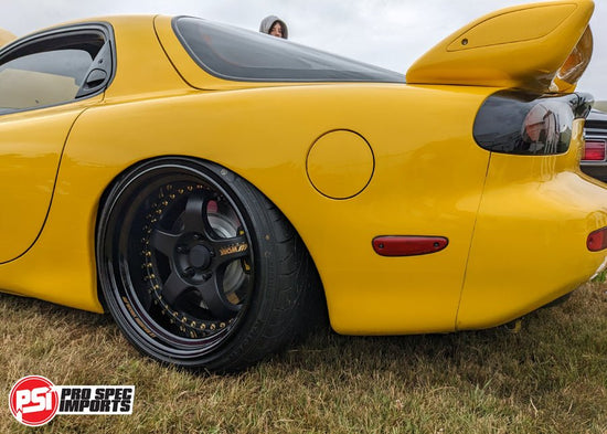 Load image into Gallery viewer, Work Meister S1 3P, 18&amp;quot; Centre Caps-Mazda RX7 FD3S FC, RX8, Mazda 6, Mazda 3, Rotor Hubcentric Ring 67.1mm-Pro Spec Imports
