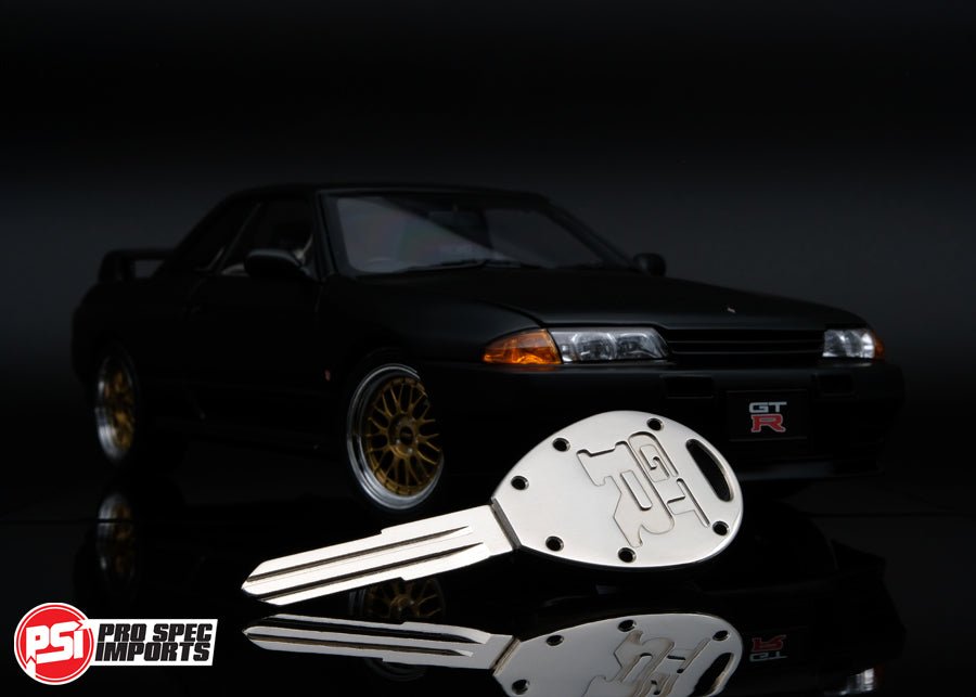 Premium Polished - Titanium R32 / R33 Skyline GTR Key - Pro Spec Imports - KEY - -