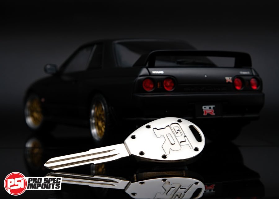 Premium Polished - Titanium R32 / R33 Skyline GTR Key - Pro Spec Imports - 3pc KEY-COMBO - -