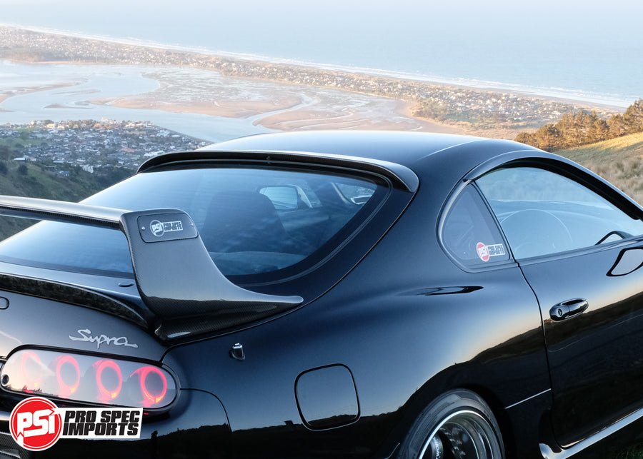 Pro Spec Carbon Fibre Mk4 Supra Roof Wing - Pro Spec Imports - 3K Twill Weave Carbon - -